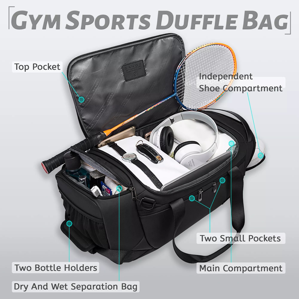 BANGE Sports Bags Men Gym Bags - Dry Bag Roll Top 评论和价格