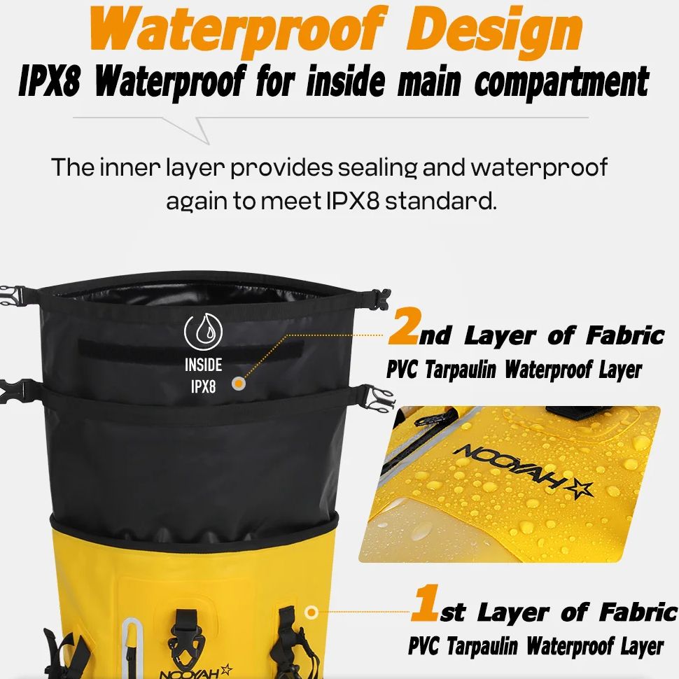 NOOYAH Dry Bag Waterproof Back - Dry Bag Roll Top 评论和价格